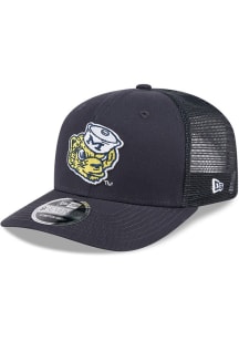 New Era Michigan Wolverines Blue Evergreen Stretch JR 9SEVENTY Streych Snap Youth Adjustable Hat