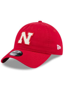 Nebraska Cornhuskers New Era Evergreen Glitter JR 9TWENTY Youth Adjustable Hat - Red