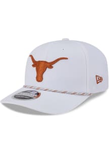 New Era Texas Longhorns White Multi Rope JR 9SEVENTY Youth Adjustable Hat