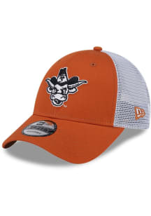 New Era Texas Longhorns Burnt Orange Evergreen Trucker JR 9FORTY Youth Adjustable Hat