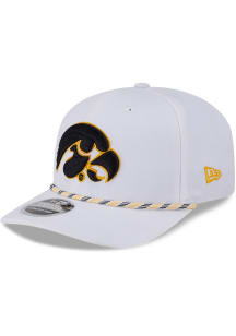 New Era White Iowa Hawkeyes Multi Rope 9SEVENTY Adjustable Hat