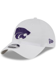 New Era White K-State Wildcats Ripstop Stretch Snap 9TWENTY Adjustable Hat