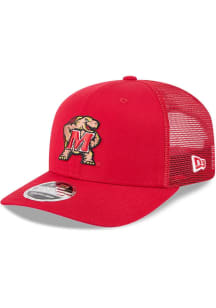 New Era Red Maryland Terrapins Evergreen Stretch 9SEVENTY Adjustable Hat