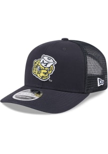 New Era Blue Michigan Wolverines Evergreen Stretch 9SEVENTY Adjustable Hat