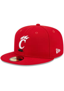 Cincinnati Bearcats New Era Evergreen 59FIFTY Fitted Hat - Red