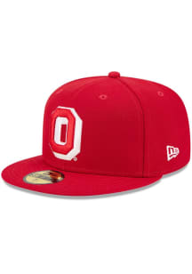 Ohio State Buckeyes New Era Evergreen 59FIFTY Fitted Hat - Red