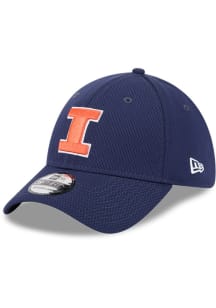 Illinois Fighting Illini New Era Evergreen Dash Mark 39THIRTY Flex Hat - Navy Blue