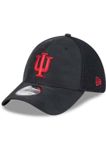 Indiana Hoosiers New Era Tonal Camo 39THIRTY Flex Hat - Black