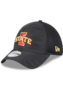 New Era Iowa State Cyclones Mens Black Tonal Camo 39THIRTY Flex Hat