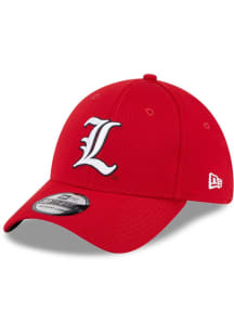 New Era Louisville Cardinals Mens Red Evergreen Dash Mark 39THIRTY Flex Hat