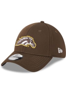 Western Michigan Broncos New Era Evergreen Dash Mark 39THIRTY Flex Hat - Brown