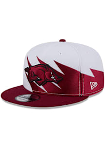 New Era Arkansas Razorbacks Cardinal Jagged 9FIFTY Mens Snapback Hat