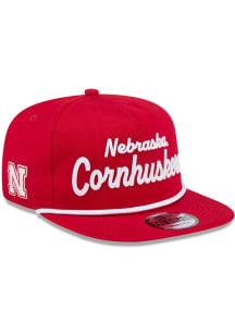 Nebraska Cornhuskers New Era Team Text Golfer Mens Snapback - Red