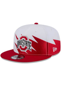 Ohio State Buckeyes New Era Jagged 9FIFTY Mens Snapback - Red