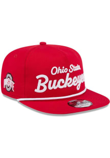 Ohio State Buckeyes New Era Team Text Golfer Mens Snapback - Red