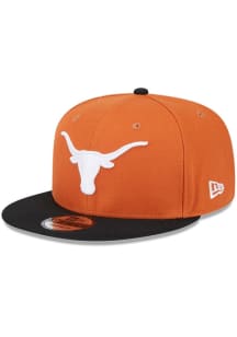 New Era Texas Longhorns Burnt Orange Evergreen 2T 9FIFTY Mens Snapback Hat
