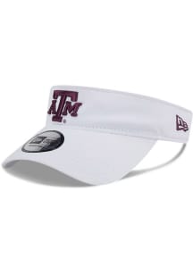New Era Texas A&amp;M Aggies Mens White Basic Adjustable Visor