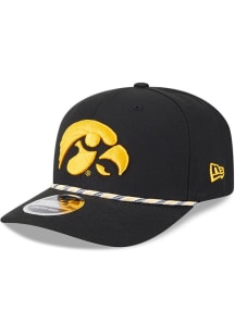 Iowa Hawkeyes New Era Multi Rope JR 9SEVENTY Toddler Adjustable Hat - Black