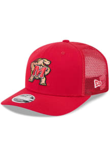 Maryland Terrapins New Era Evergreen Stretch JR 9SEVENTY Streych Snap Toddler Adjustable Hat - Red