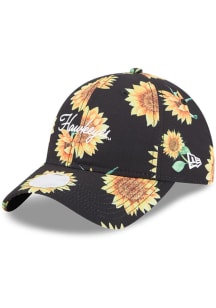 Iowa Hawkeyes New Era Sunflower 9TWENTY Womens Adjustable Hat - Black