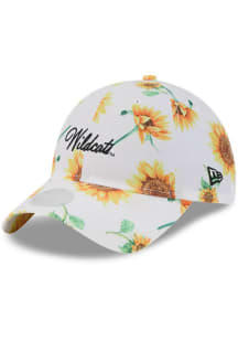 K-State Wildcats New Era Sunflower 9TWENTY Womens Adjustable Hat - White