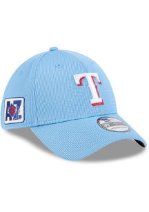 New Era Texas Rangers Blue 2025 Spring Training JR 39THIRTY Youth Flex Hat