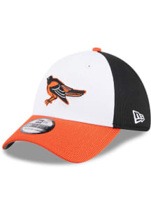 New Era Baltimore Orioles Mens Black 2025 Batting Practice 39THIRTY Flex Hat