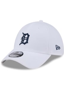 New Era Detroit Tigers Mens White Evergreen Team Classic 39THIRTY Flex Hat