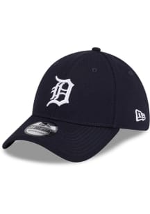 New Era Detroit Tigers Mens Navy Blue Evergreen Dash Mark 39THIRTY Flex Hat