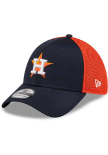 New Era Houston Astros Mens Navy Blue Game Day 39THIRTY Flex Hat