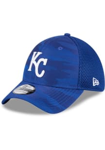 New Era Kansas City Royals Mens Blue Tonal Camo 39THIRTY Flex Hat