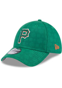 New Era Pittsburgh Pirates Mens Green 2025 St Patricks Day 39THIRTY Flex Hat