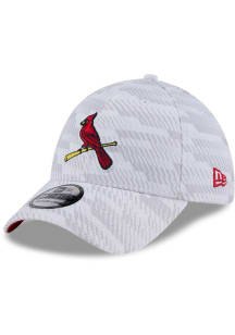 New Era St Louis Cardinals Mens White Graded 39THIRTY Flex Hat