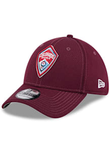 New Era Colorado Rapids Mens Maroon Evergreen Dash Mark 39THIRTY Flex Hat