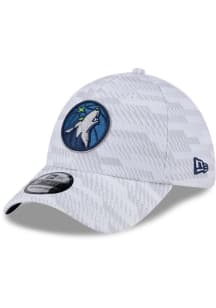 New Era Minnesota Timberwolves Mens White Graded 39THIRTY Flex Hat