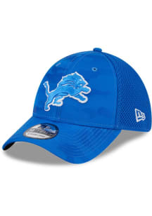 New Era Detroit Lions Mens Blue Tonal Camo 39THIRTY Flex Hat