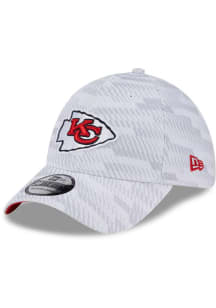 New Era Kansas City Chiefs Mens White Graded 39THIRTY Flex Hat