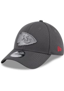New Era Kansas City Chiefs Mens Grey Evergreen Dash Mark 39THIRTY Flex Hat