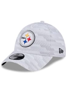 New Era Pittsburgh Steelers Mens White Graded 39THIRTY Flex Hat