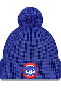 New Era Chicago Cubs Blue 2025 Batting Practice Knit Mens Knit Hat