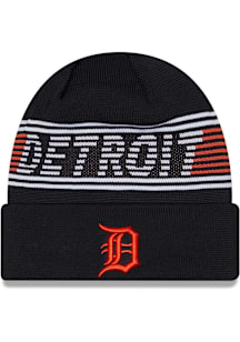 New Era Detroit Tigers Navy Blue 2025 Clubhouse Knit Mens Knit Hat