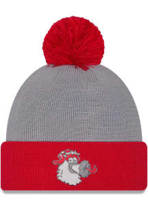 New Era Philadelphia Phillies Grey 2025 Batting Practice Knit Mens Knit Hat