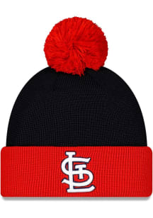 New Era St Louis Cardinals Black 2025 Batting Practice Knit Mens Knit Hat
