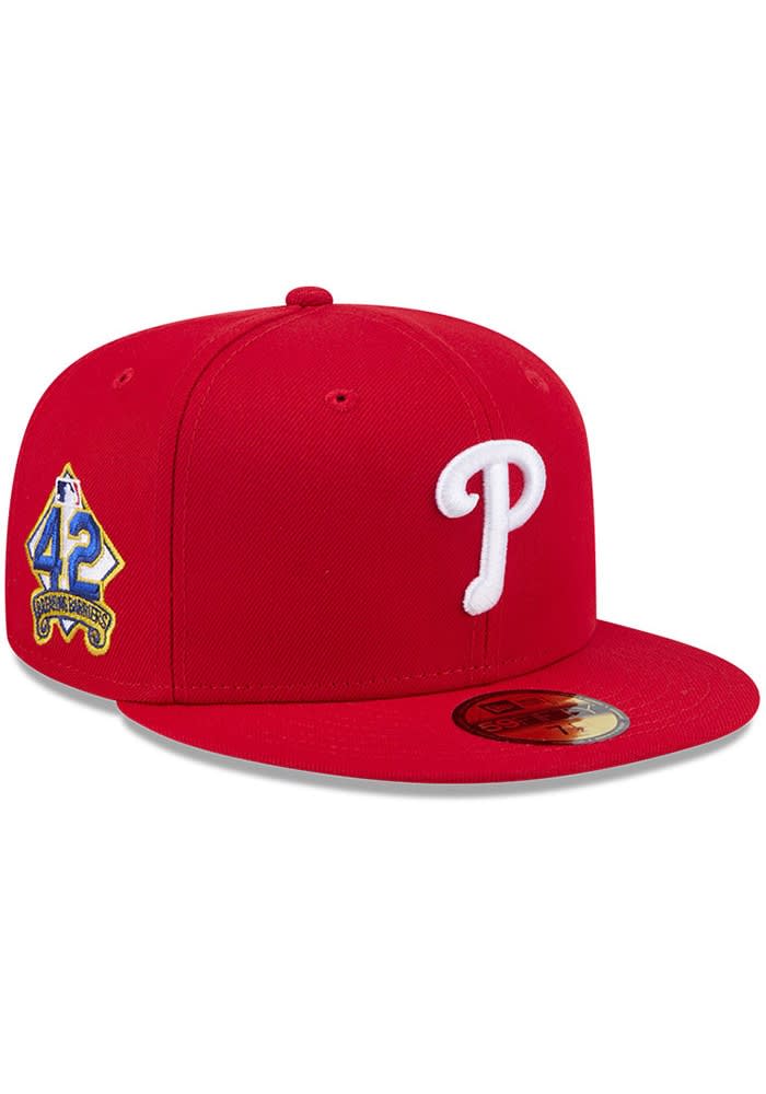 Philadelphia Phillies Mens MLB25 Jackie Robinson Day 59FIFTY Red