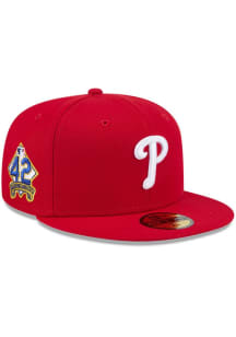 New Era Philadelphia Phillies Mens Red MLB25 JRD 5950 Fitted Hat