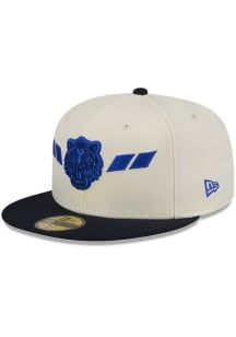 New Era Detroit Tigers Mens White 2T 59FIFTY Fitted Hat