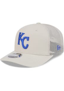 New Era Kansas City Royals 9SEVENTY Stretech Snap Adjustable Hat - White