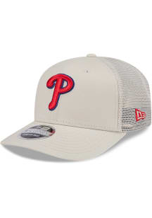 New Era Philadelphia Phillies 9SEVENTY Stretech Snap Adjustable Hat - White