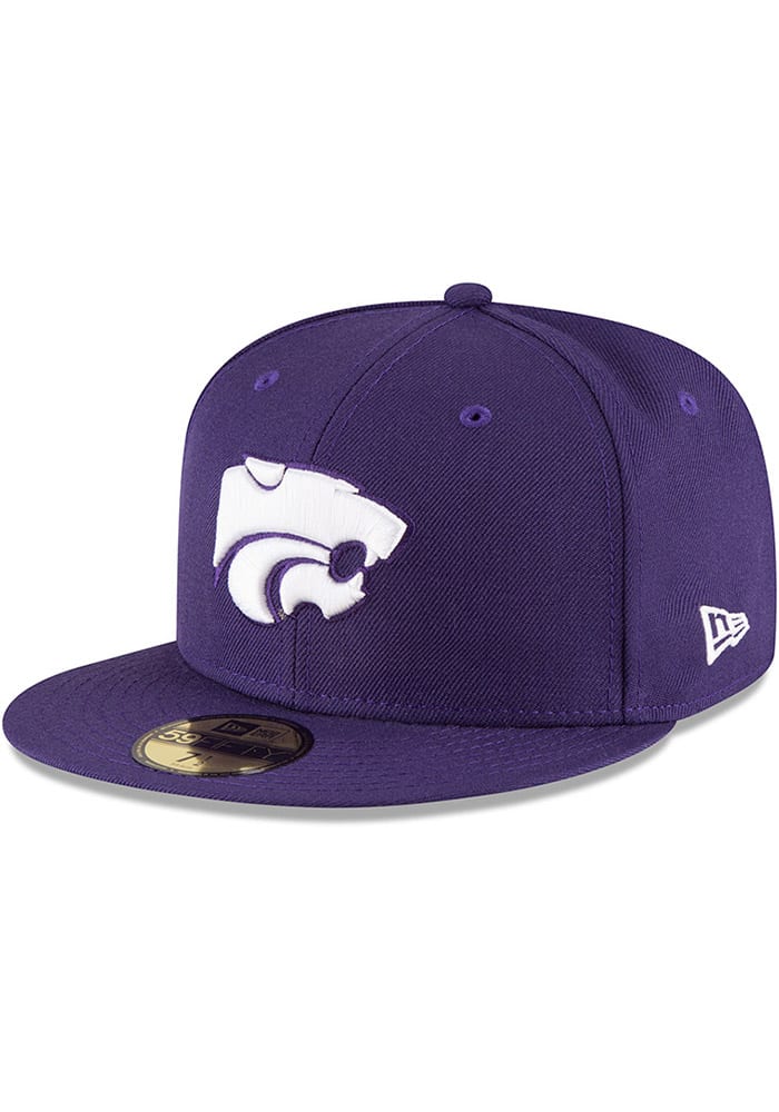 New Era K-State Wildcats Mens Purple 59FIFTY Fitted Hat