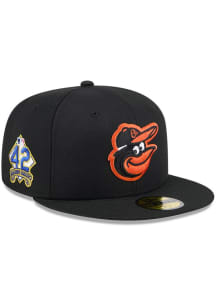 New Era Baltimore Orioles Mens Black MLB25 JRD 5950 Fitted Hat